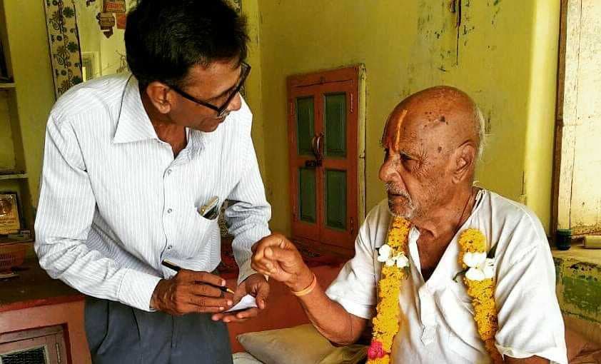 ‘श्री नृसिंह द्वारा’_ज.गु. श्री रामरावल पीठाधीश्वर श्री श्री १०८ श्री नवलकिशोराचार्य जी महाराज से मुलाकात