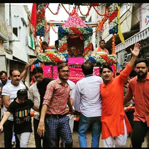 प्रतिवर्षानुसार भाटापारा में स्वामी श्री जगन्नाथ जी की रथयात्रा जगन्नाथ मंदिर से नगर भ्रमण को निकली।